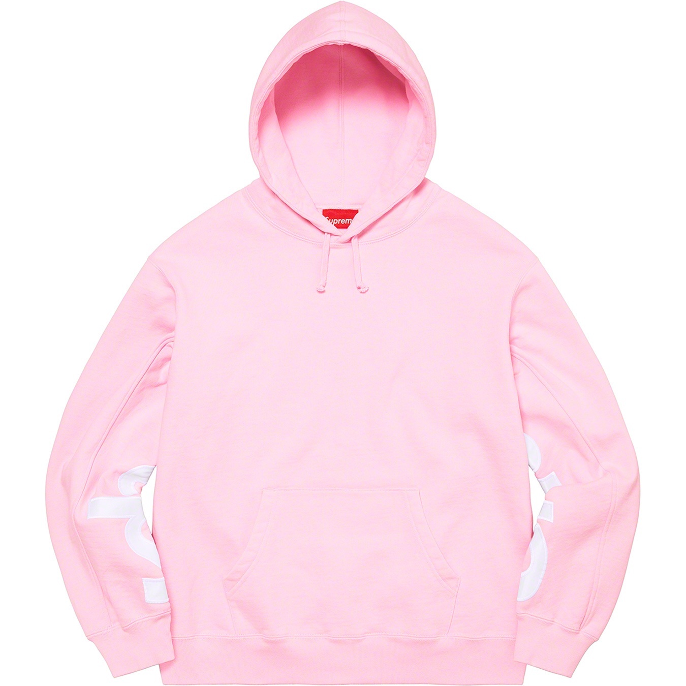 Cropped Panels Hooded Sweatshirt view 4